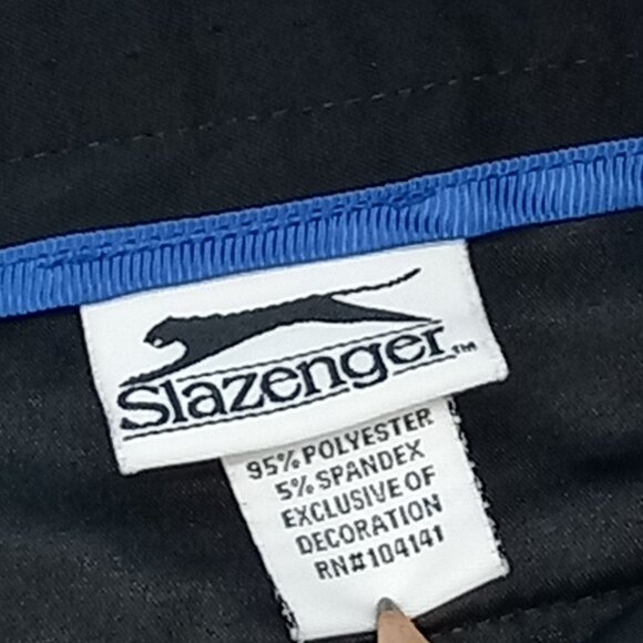 Men's Slazenger Black Dress Golf Shorts Polyester Spandex Flat Front Si… - Picture 11 of 13